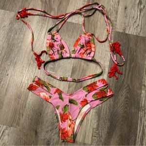 MONTCE Floral Bikini Size Small